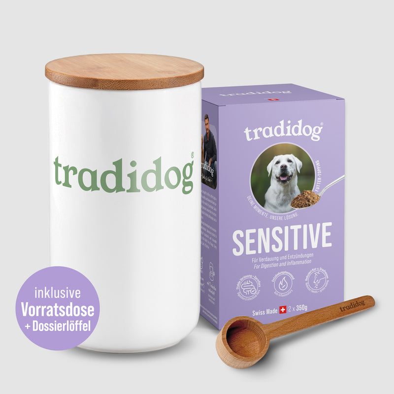 tradidog Starter-Set SENSITIVE – Ergänzungsfutter für Hunde